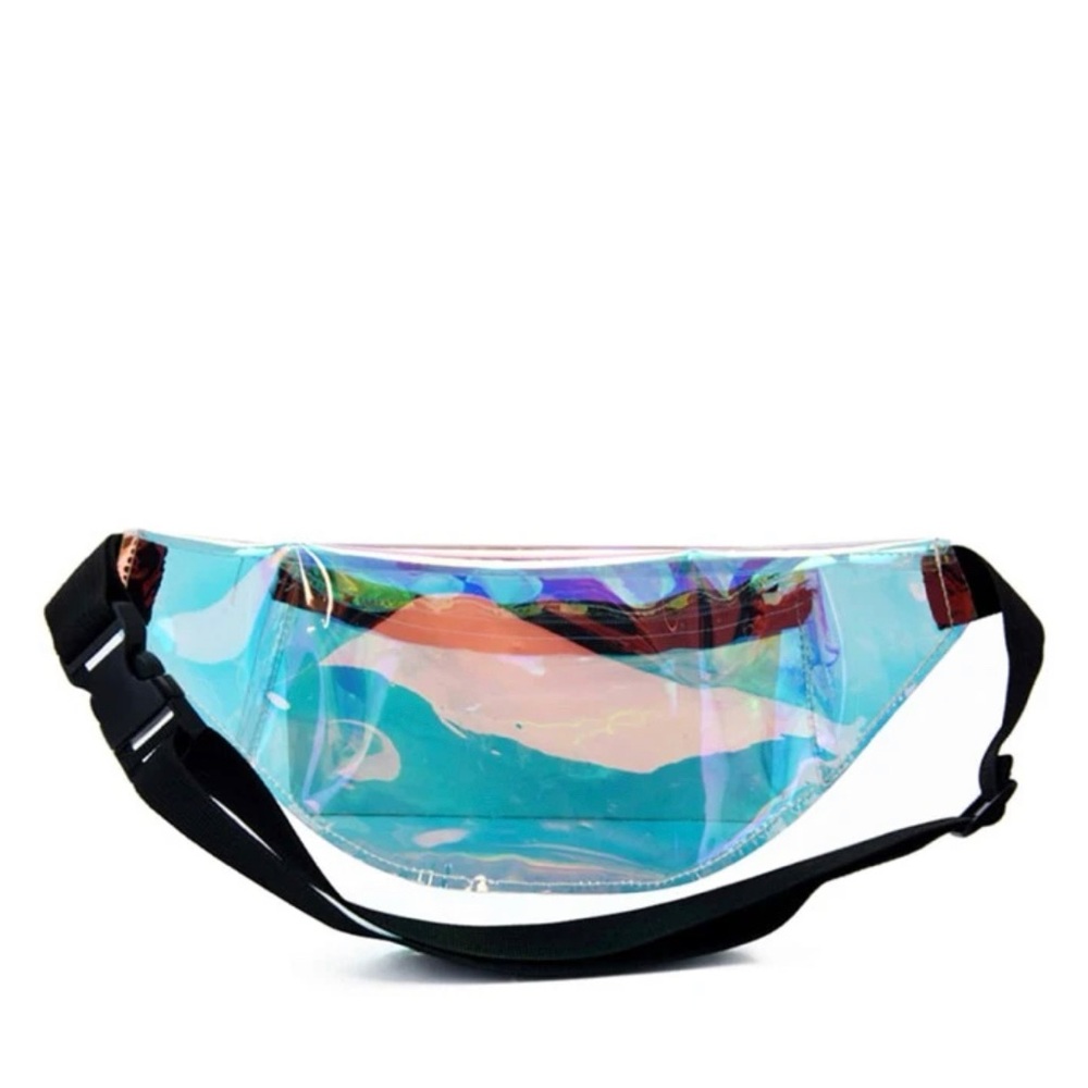 Holographic fanny pack waist belt bag - Picture 2 of 8